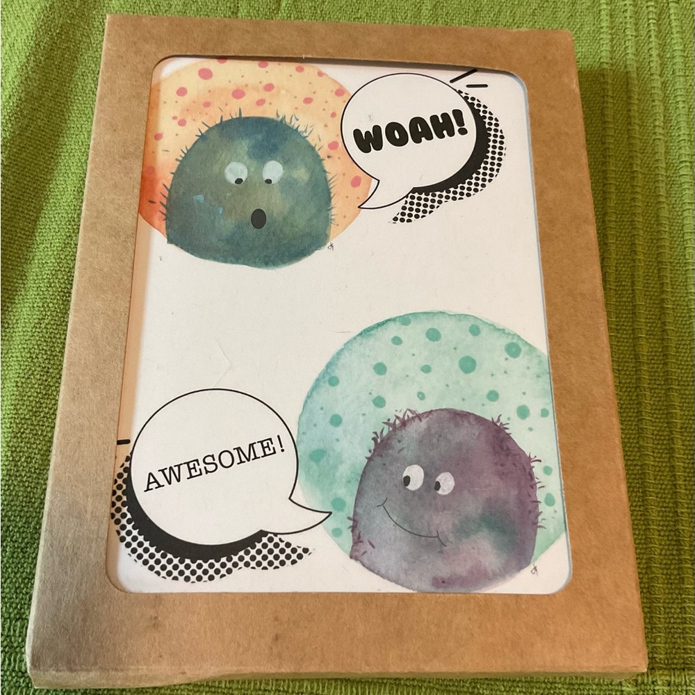 Notecards (blank inside). Brand new in original box.